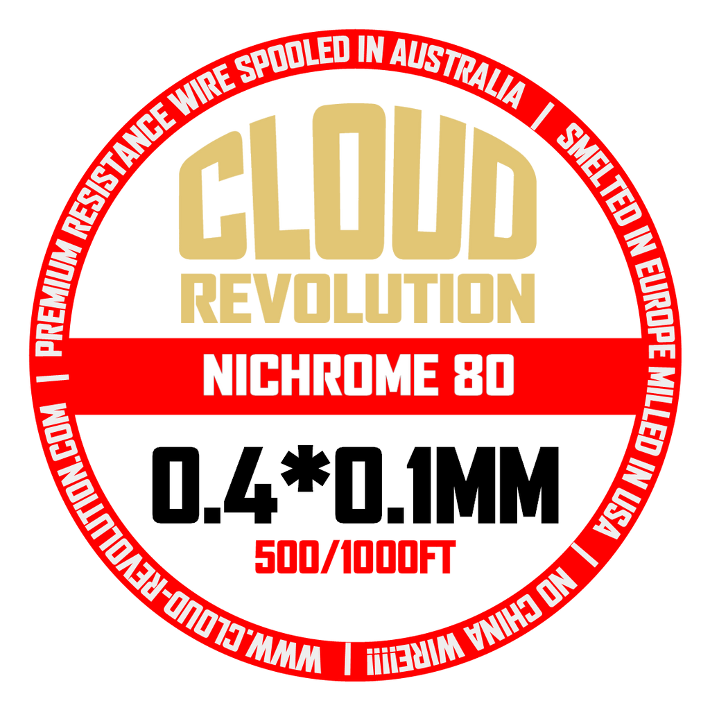 CLOUD REVOLUTION NICHROME 80 0.4 X 0.1MM RIBBON