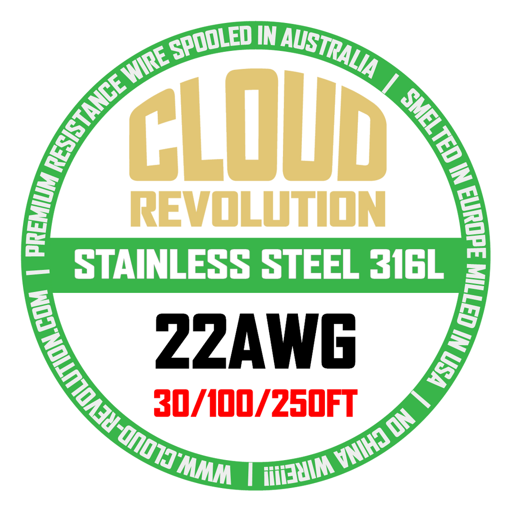 Cloud Revolution SS316L 22AWG